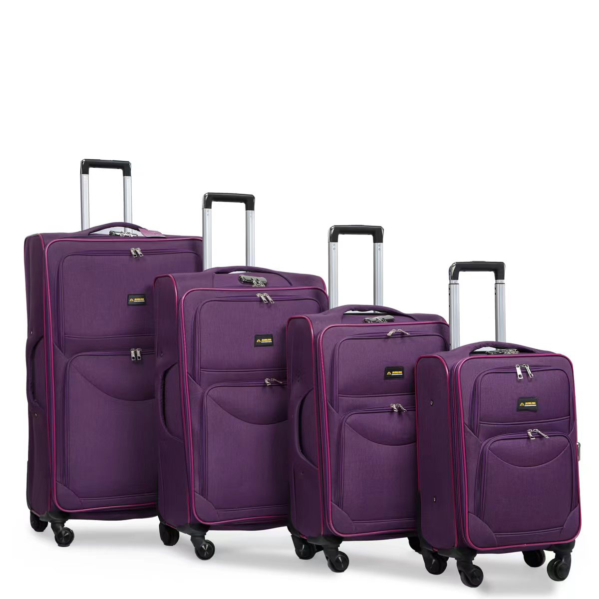 Marksman 4pcs 20/24/28/32" New design nylon luggage bag set carry on travel suitcase 4 pcs in 1 set suitcase