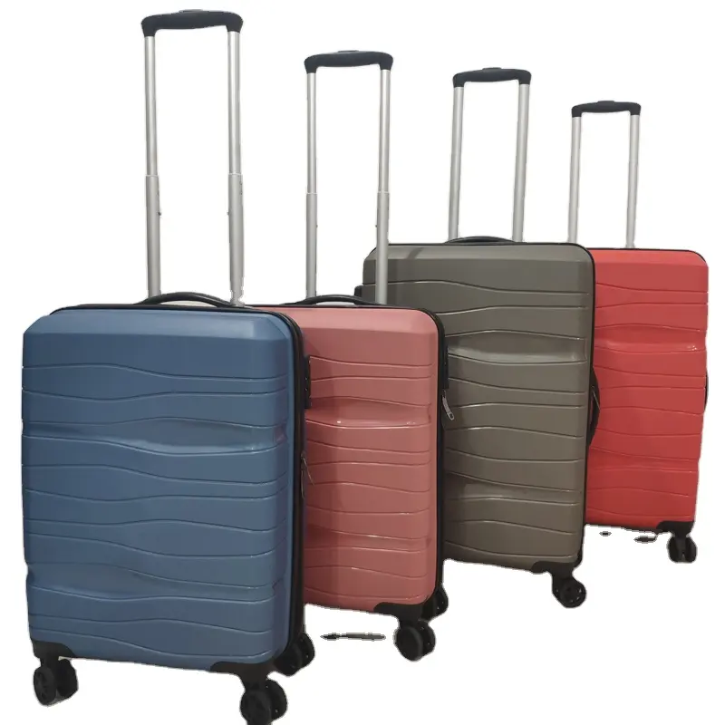 New Fashion Designs Trolley Luggage PP Material Luggage For Business/Travel