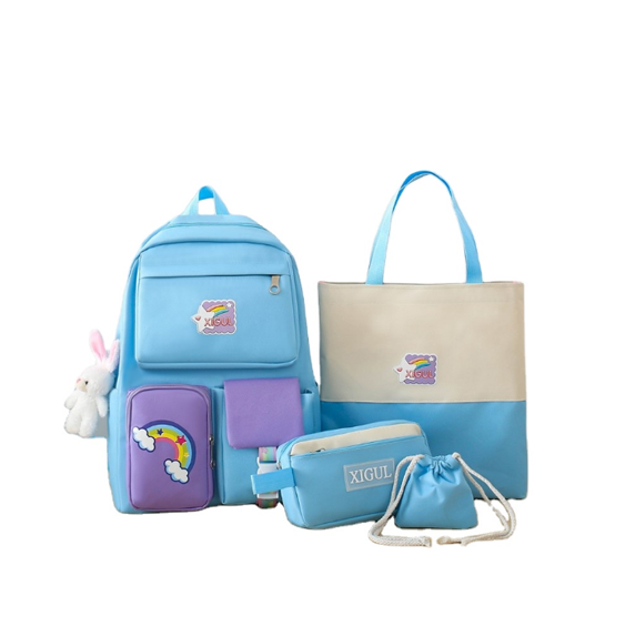 Fashionable and high-quality travel bag, cute 4 sets for female students