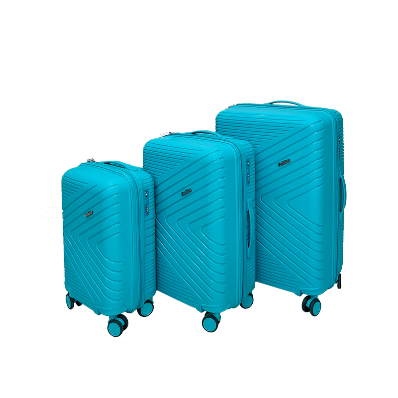 Marksman PP material Durable No breaken360 degree universal silent wheel double wheel TSA lock soft handle customized