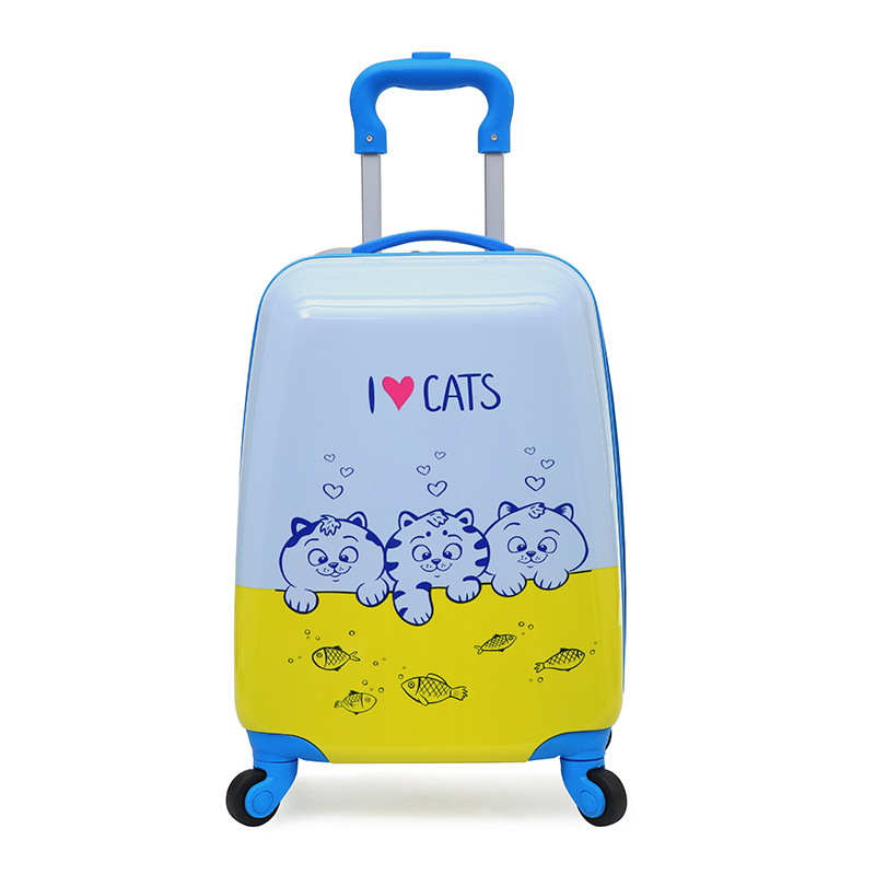 Marksman children's trolley case 18 inches cute cartoon luggage suitcase waterproof ABS suitcase