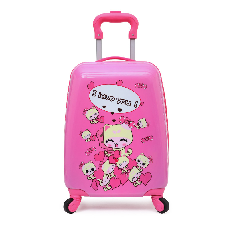Marksman children's trolley case 18 inches cute cartoon luggage suitcase waterproof ABS suitcase
