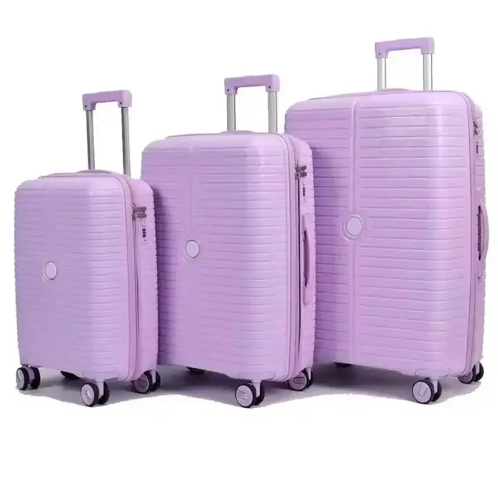 Hot PP 3PCS Luggage Suitcase Bag Travel Luggage Trolley Case 