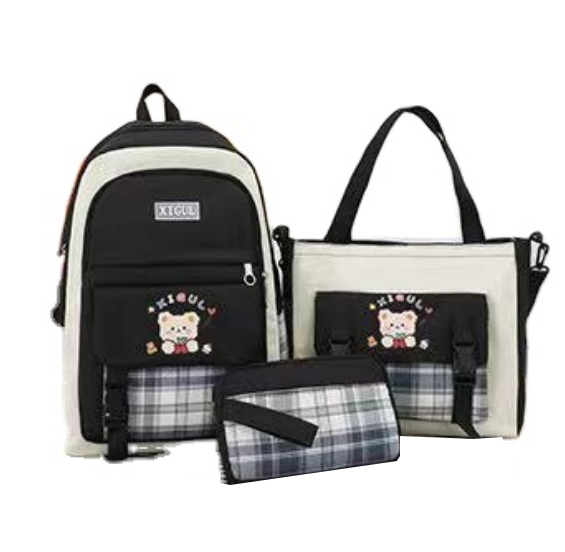 Marksman 4PCS School Backpack Set Fashionable and Popular