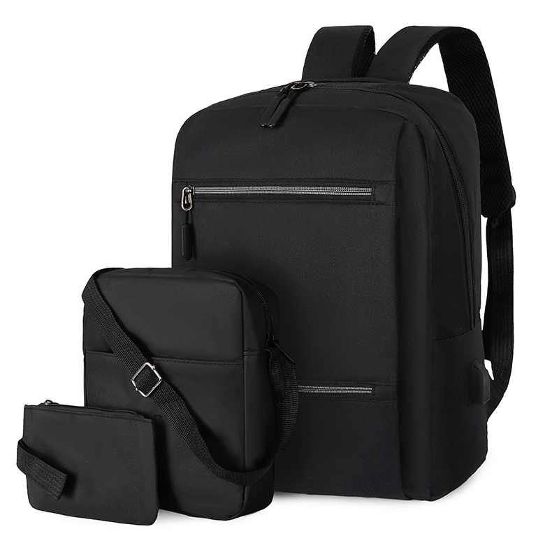 MARKSMAN High-end business package backpacks for three-piece set Portable backpack for business trips bags