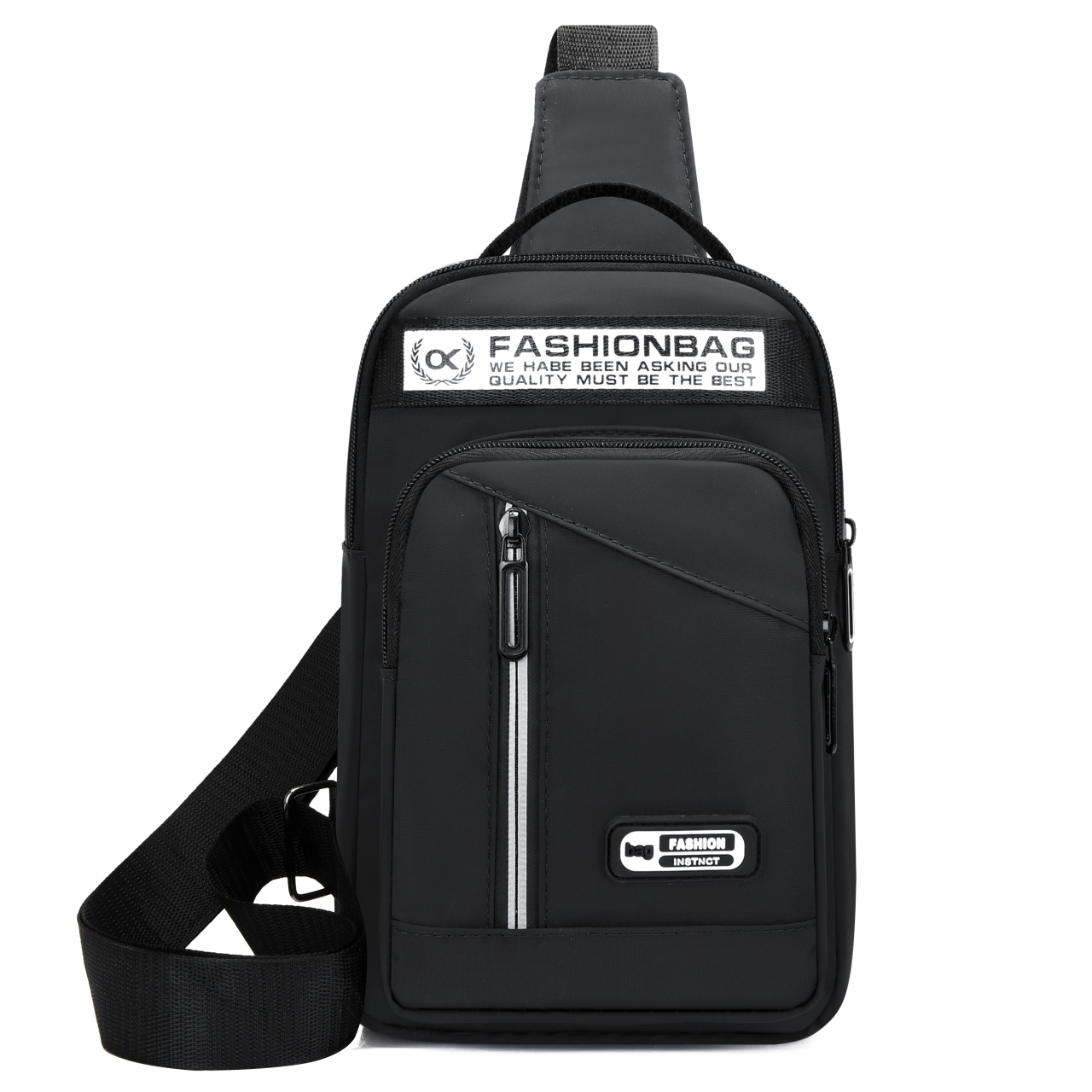 New Chest Bag with Water Splashing Prevention and Large Capacity Simplified Chest Bag