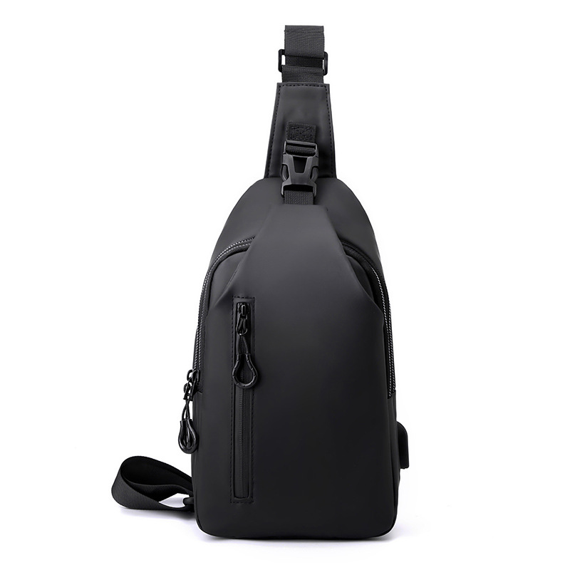 New trend men's chest bag multi-functional crossbody bag Fashion shoulder bag simple chest bag men's small body bag