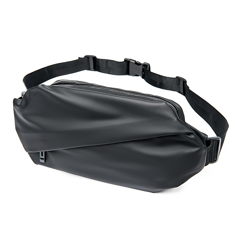 New male Fanny pack large capacity business collection wallet leisure waterproof nylon multi-functional crossbody bag mobile phone chest bag