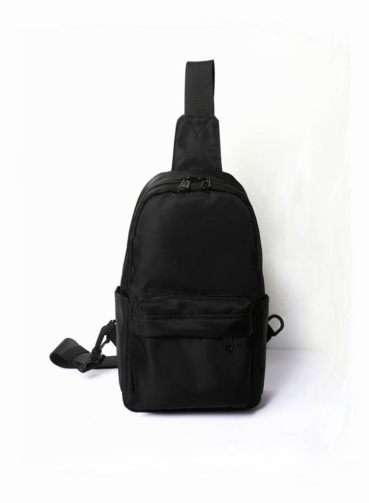 New Men's and Women's Universal Waist Bag Multi layered Large Capacity Shoulder Bag Simple Wholesale Solid Color Crossbody Bag Anti Splashing