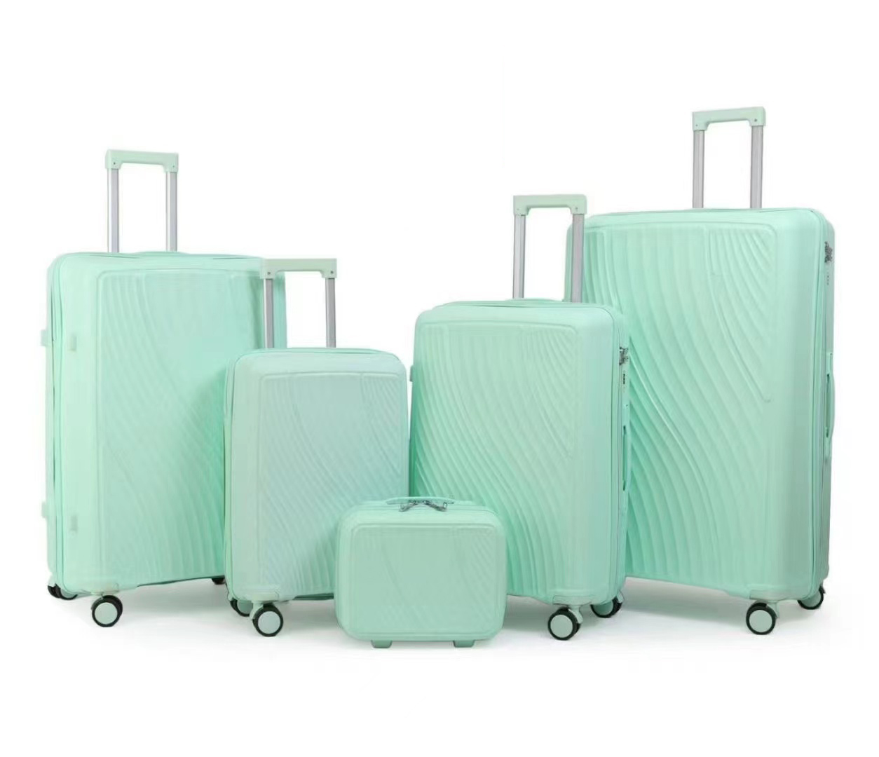 Marksman Popular Design PP Suitcase Wholesale High Quality Travel Bag Customized Luggage Suit