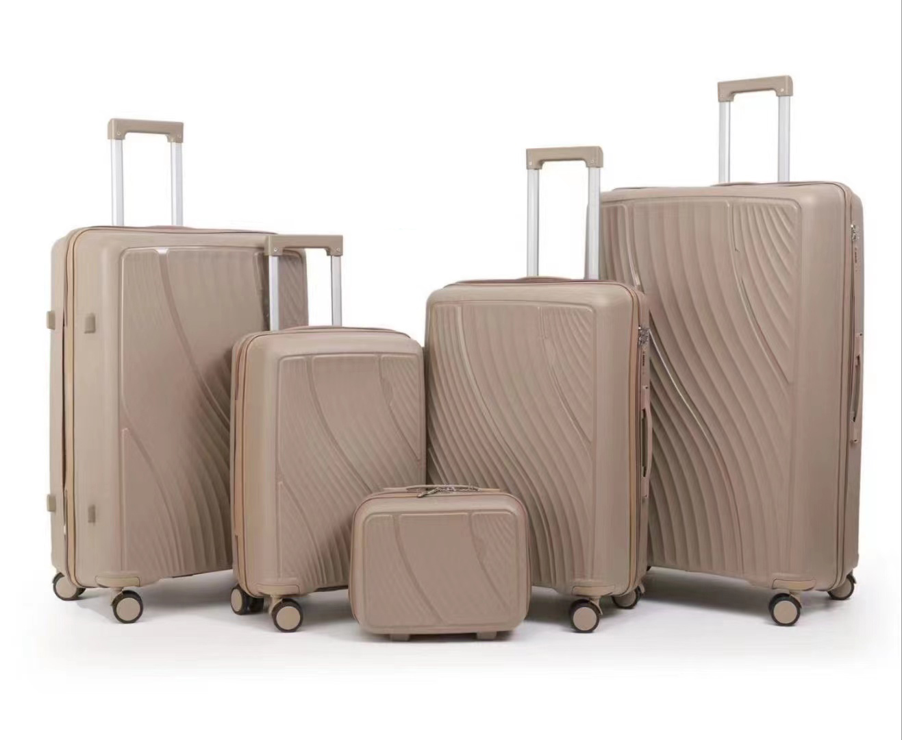 Marksman Popular Design PP Suitcase Wholesale High Quality Travel Bag Customized Luggage Suit