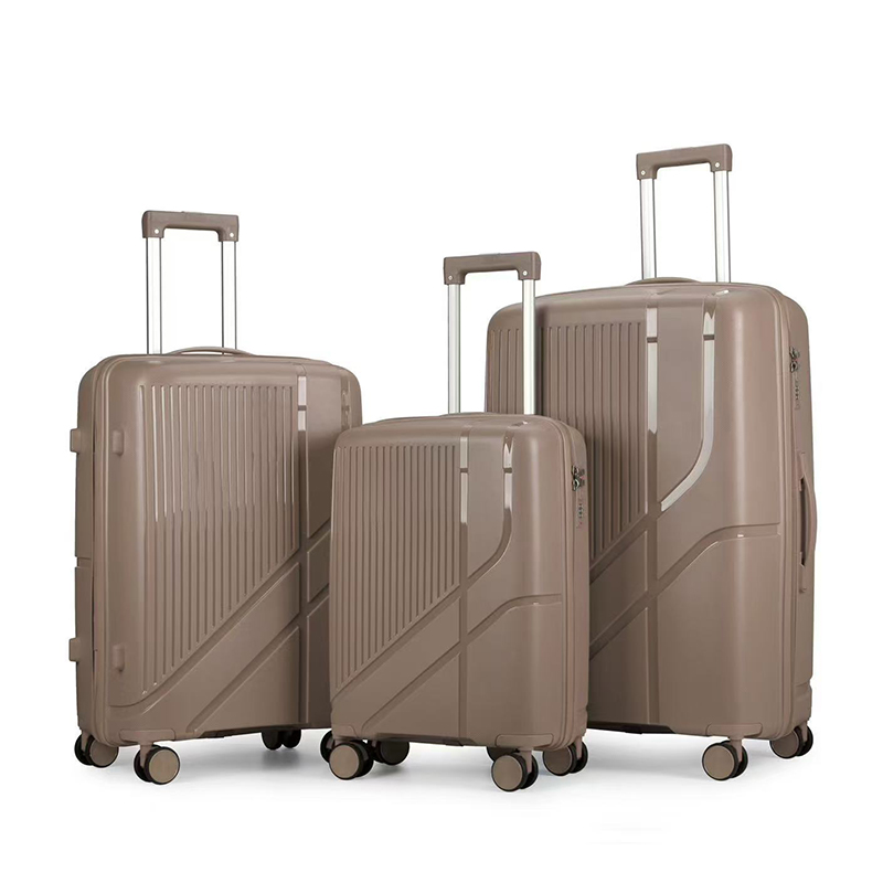 high quality pp material hot selling luggage new fashionable pp luggage