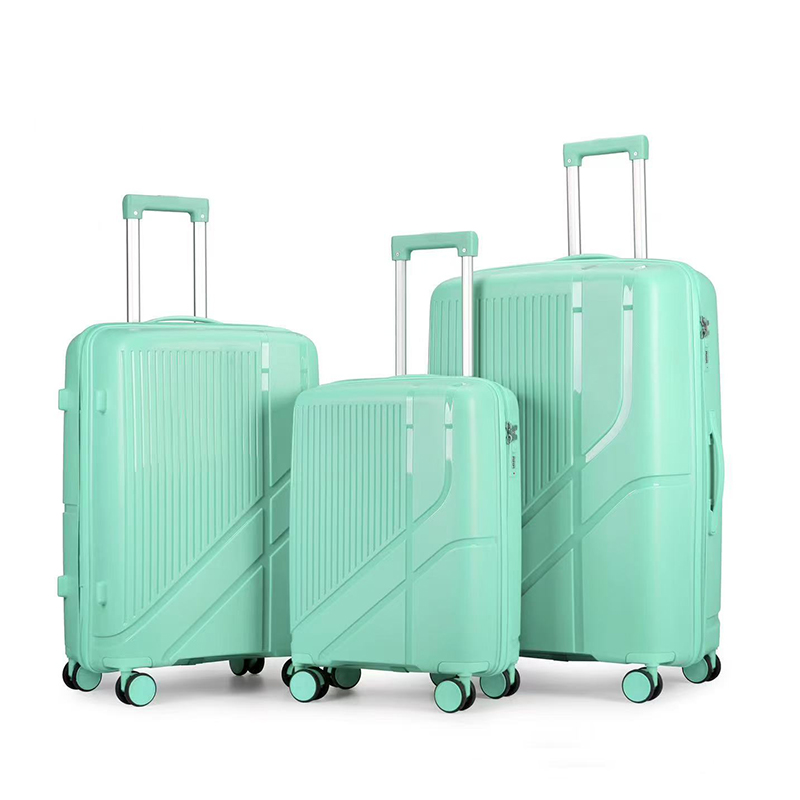 high quality pp material hot selling luggage new fashionable pp luggage