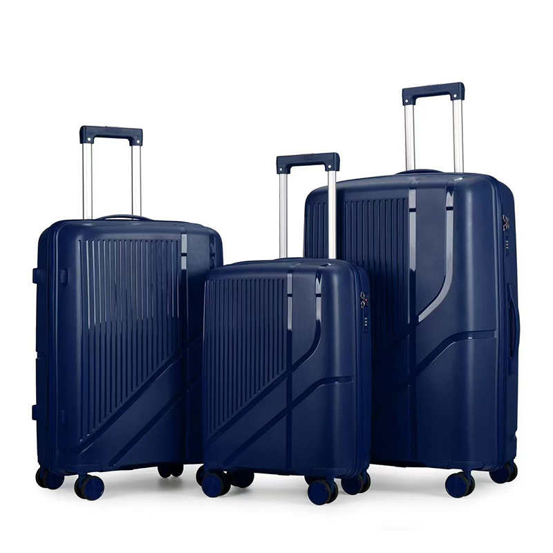high quality pp material hot selling luggage new fashionable pp luggage