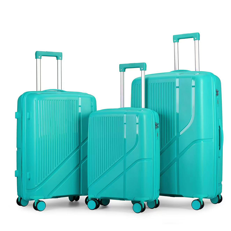high quality pp material hot selling luggage new fashionable pp luggage