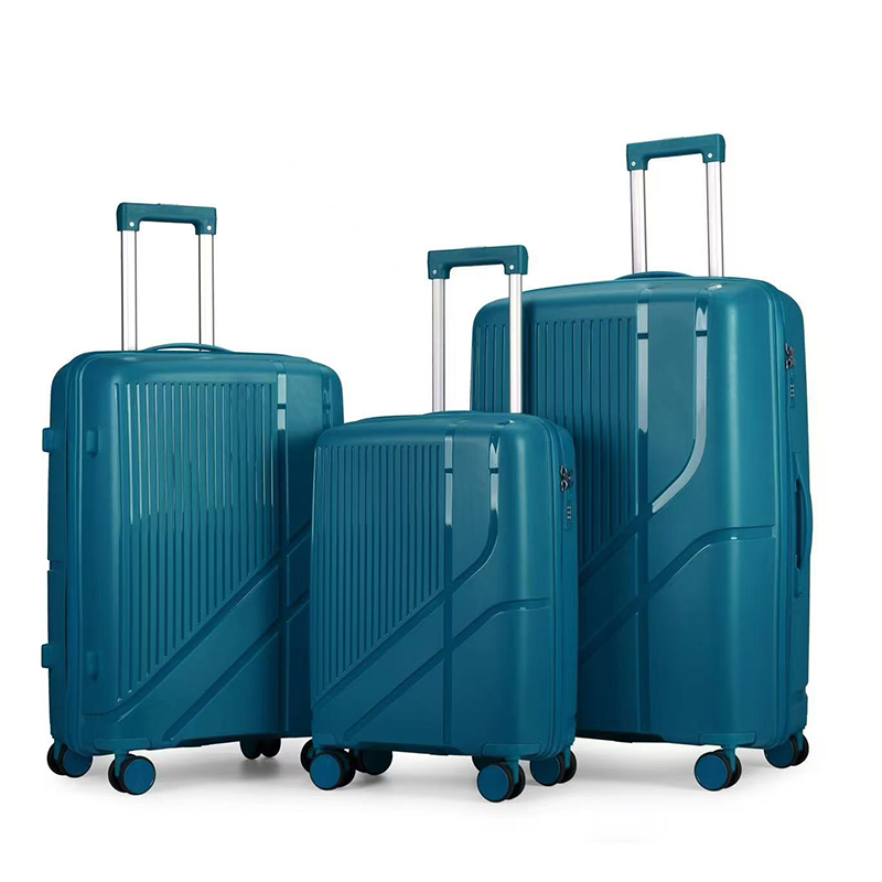 high quality pp material hot selling luggage new fashionable pp luggage