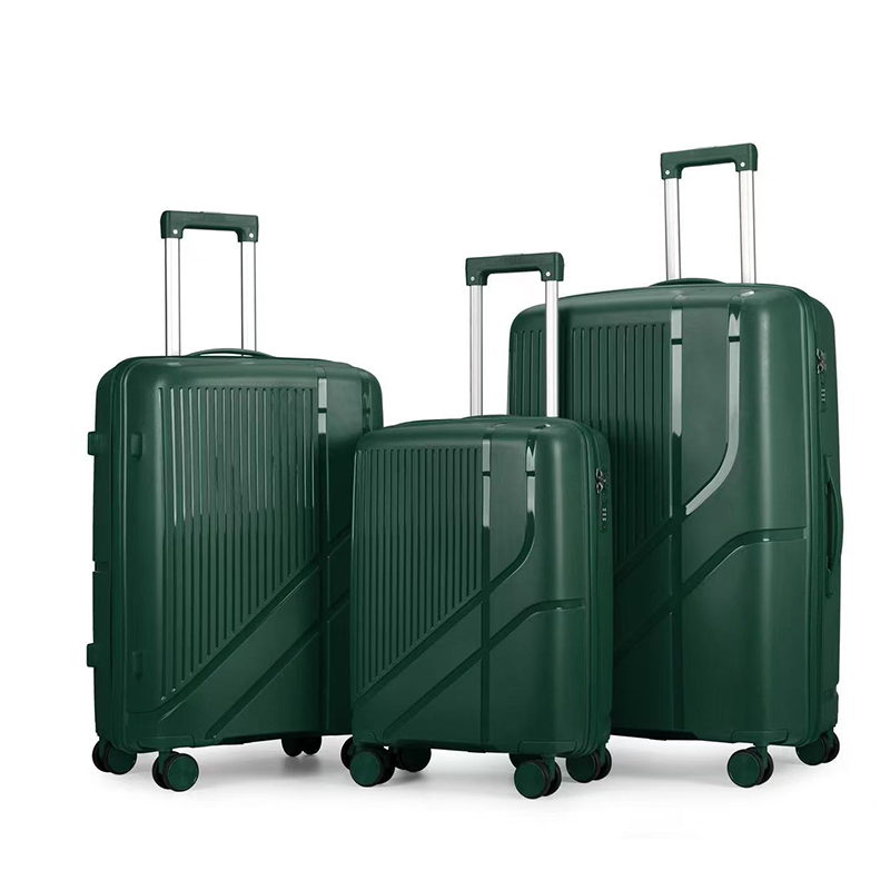 high quality pp material hot selling luggage new fashionable pp luggage