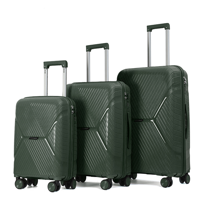 New Arrival PP Suitcase Vintage Color Unisex Travel Bag Wholesale Customized Luggage Sets