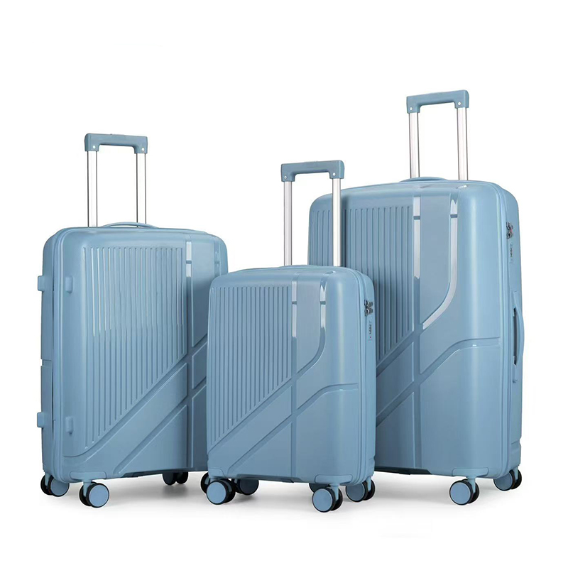 high quality pp material hot selling luggage new fashionable pp luggage