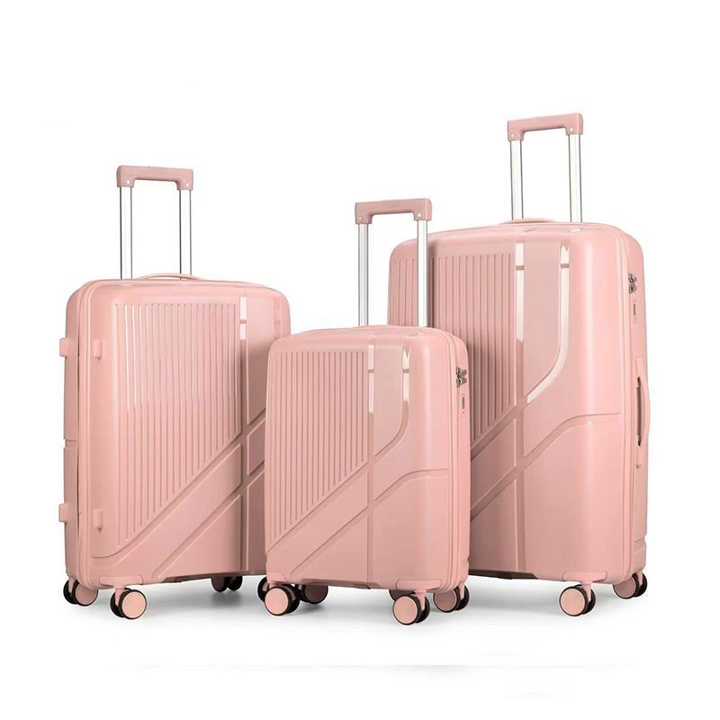 high quality pp material hot selling luggage new fashionable pp luggage
