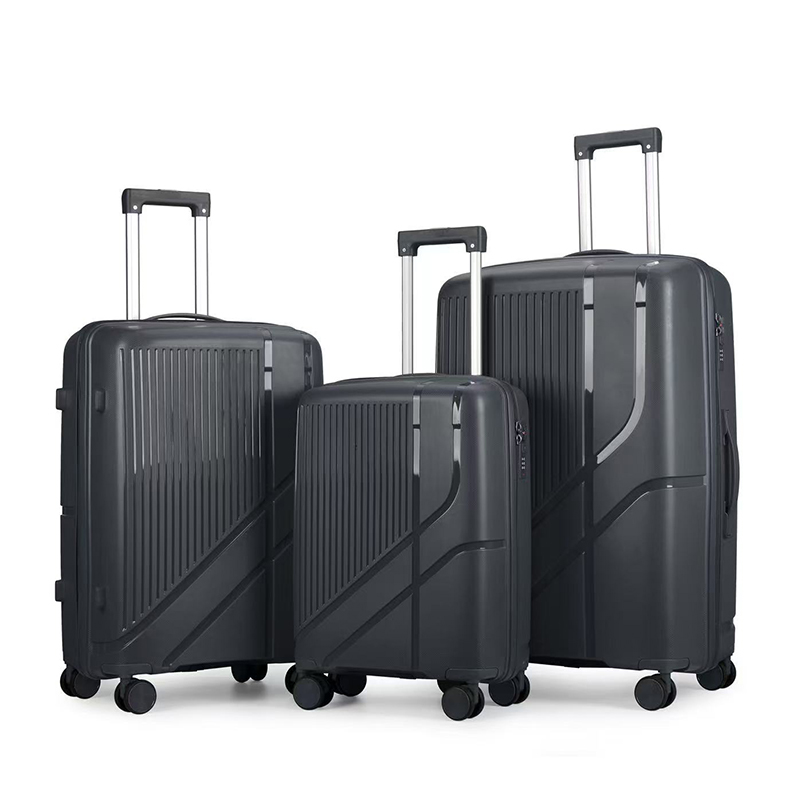 high quality pp material hot selling luggage new fashionable pp luggage